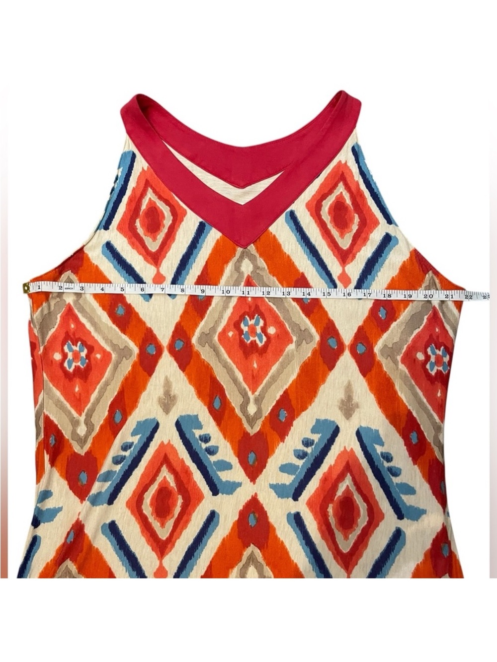 Chicos Geometric Colorful Ikat
Maxi Dress Size XL - Picture 4 of 9